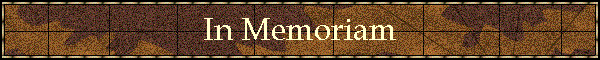 In Memoriam