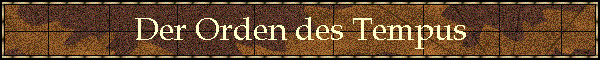 Der Orden des Tempus