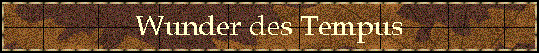 Wunder des Tempus